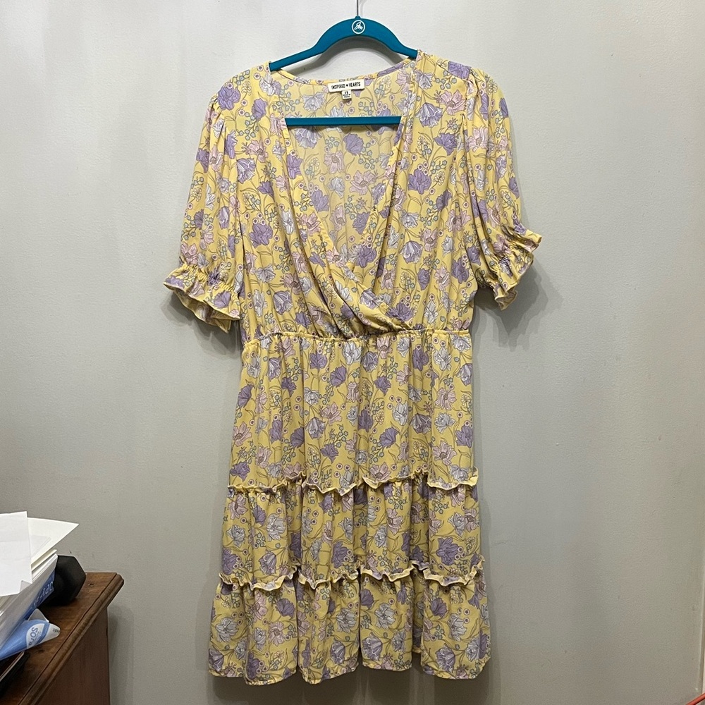 Inspired Hearts Floral Dress